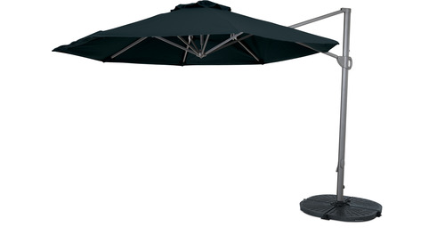 Titan 3.3m Round Cantilever Outdoor Umbrella - Black  